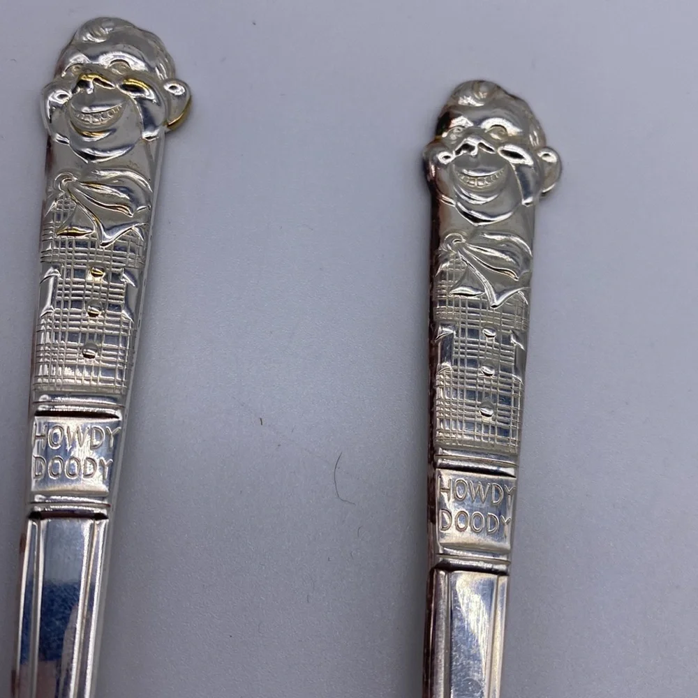 Vintage Howdy Doody Ice‎ Cream Figural Soda Spoon Set of 4